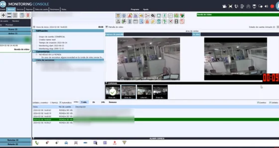 Recorrido de video programado en ALICE